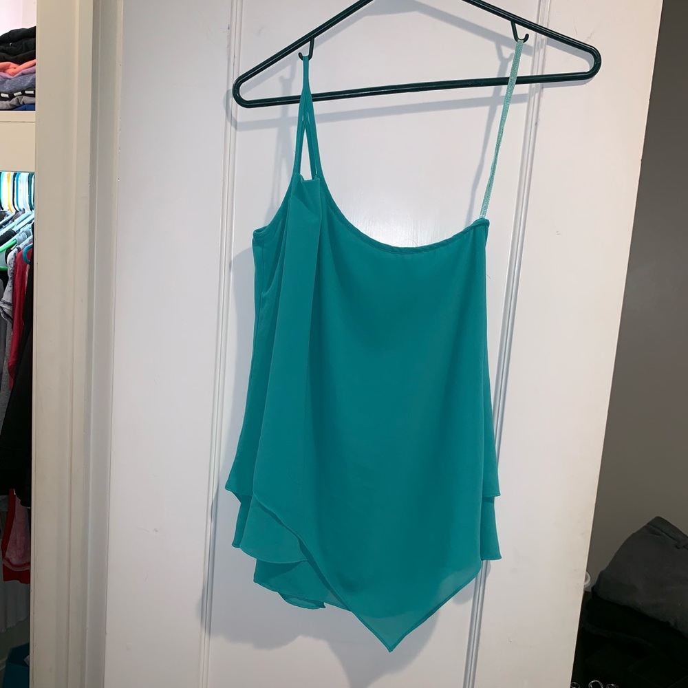 One shoulder tank top